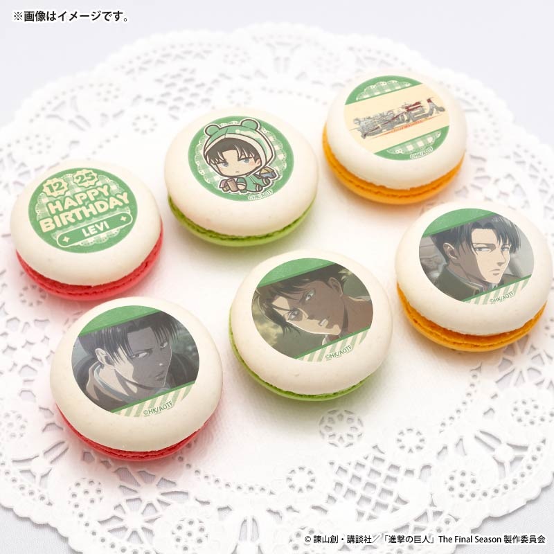 進撃の巨人 バースデープリスイーツ2025（リヴァイ）【特典缶バッジ