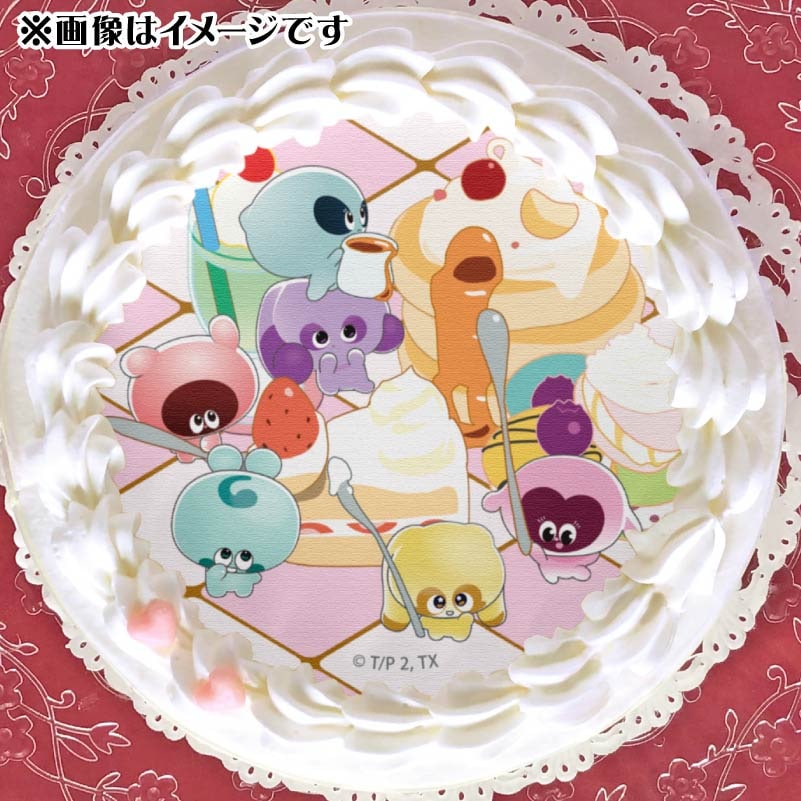 プリケーキ（スイーツ柄）【特典缶バッジ付き】[ぷにるんず