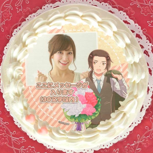 写真メッセージ入り】プリケーキ（中国）【特典ポストカード付き