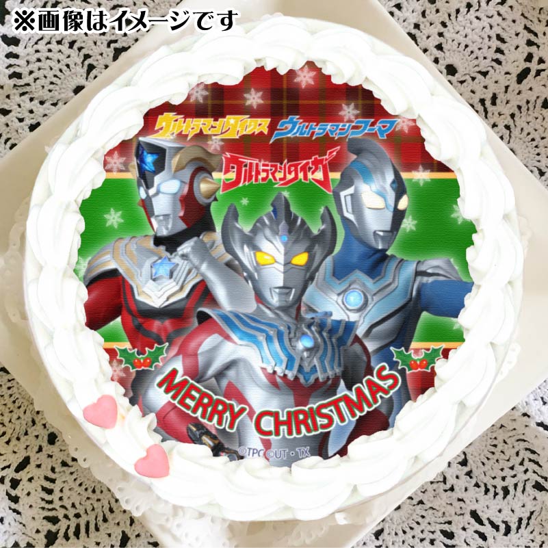Xmasプリケーキ2024（ウルトラマンタイガ＆ウルトラマンタイタス