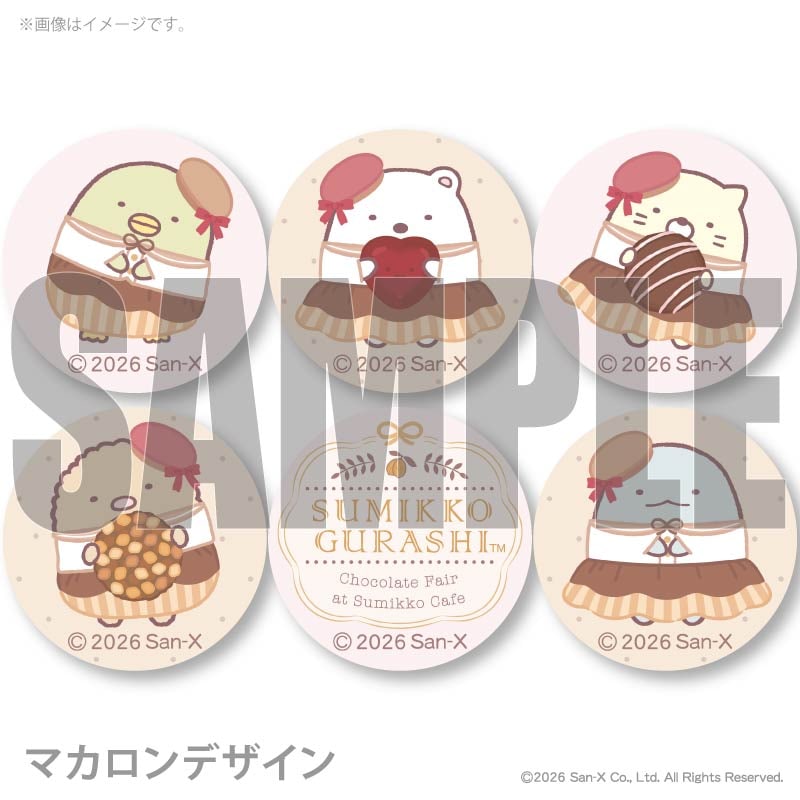 バレンタインプリマカロン6個セット2026（A柄）【特典缶バッジ付き