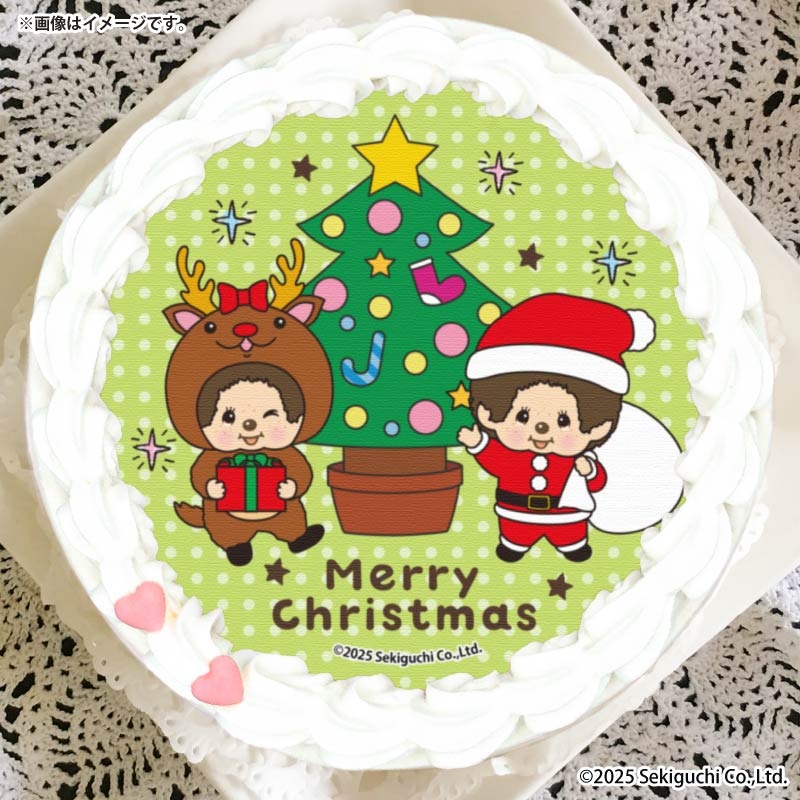 Xmasプリケーキ2025（イラスト）【特典缶バッジ付き】[モンチッチ