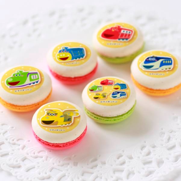 プリマカロン6個セット ミニキャラ集合 特典缶バッジ付き チャギントン 男の子向け チャギントン 定番柄 定番柄 マカロン カップケーキはこちら Priroll