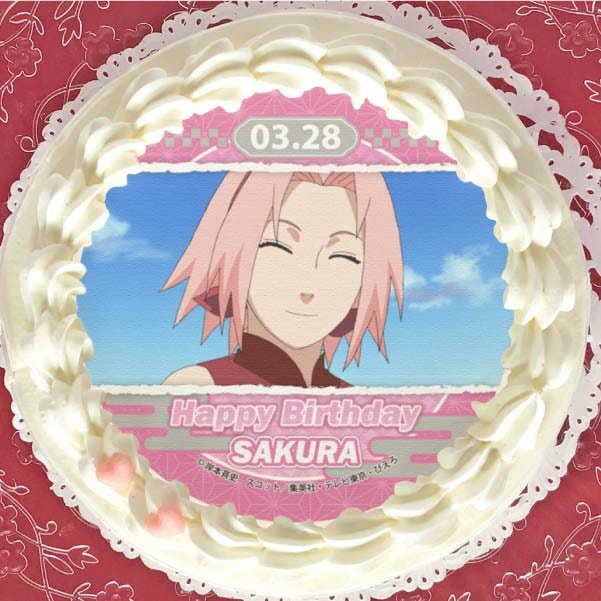 バースデープリケーキ2024（春野サクラ）【特典缶バッジ付き