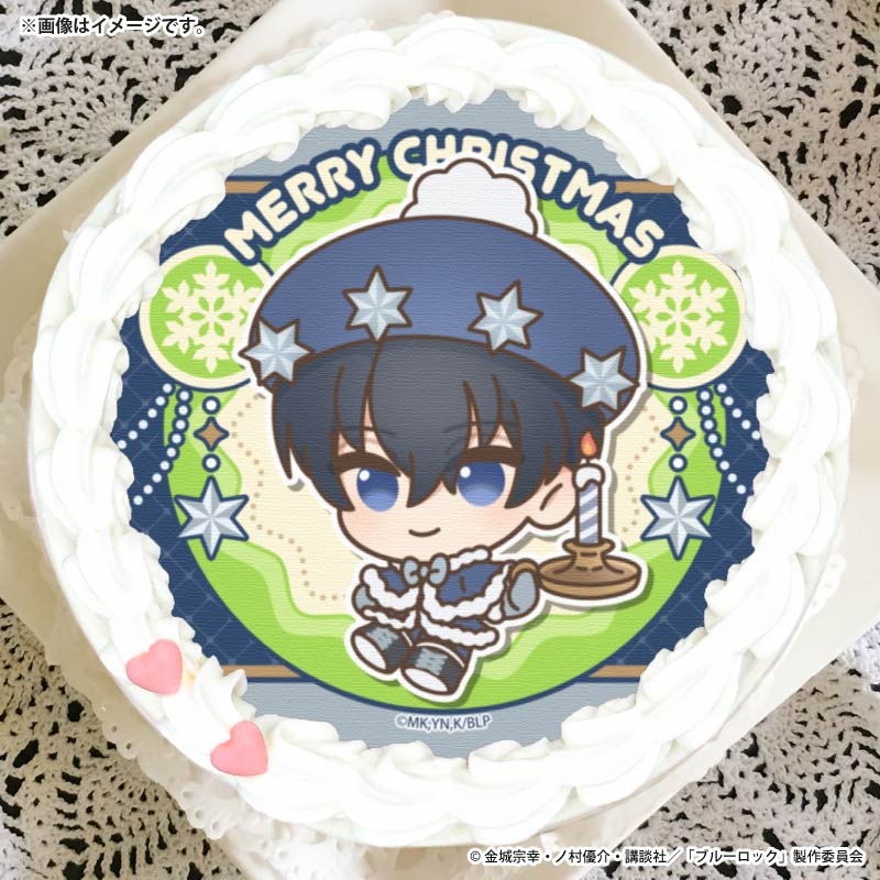 ブルーロック イケプリ 缶バッジ 潔 Xmasプリケーキ2025（潔 世一）【特典缶バッジ付き】[ブルーロック