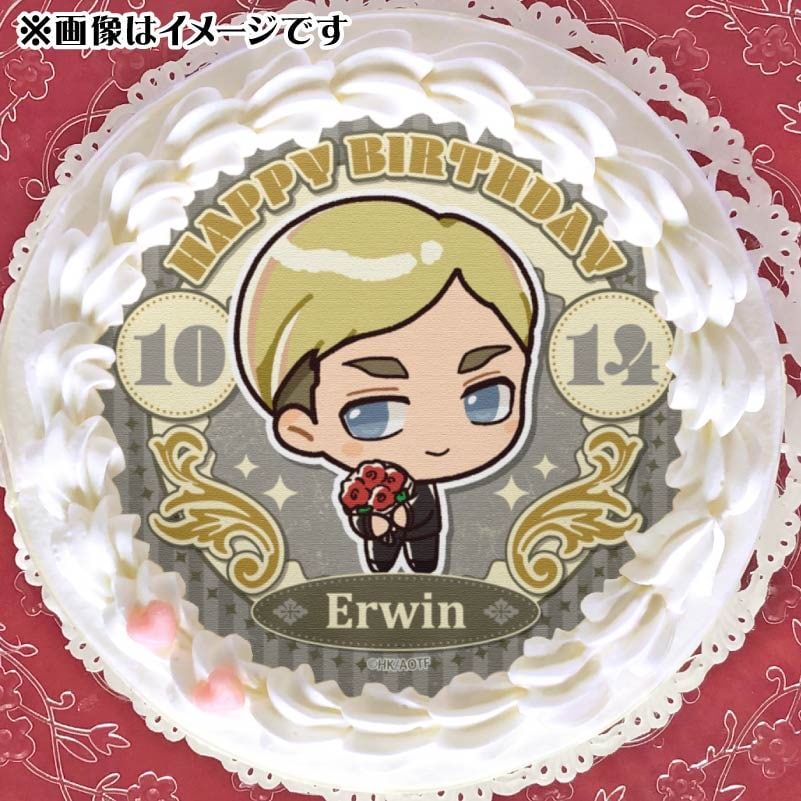 バースデープリケーキ2025（エルヴィン・スミス）【特典缶バッジ