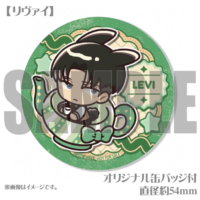 リヴァイ エルヴィン・スミス 缶バッジ お届け期間8月2日~8月16日限定・予約限定商品】プリマカロン6個