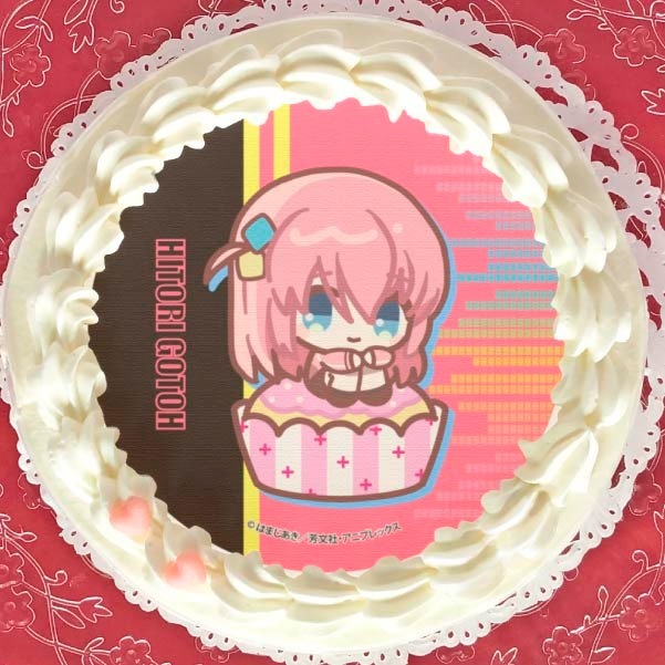ぼっち・ざ・ろっく！　プリロール　購入特典　缶バッチ プリケーキ（後藤ひとり）【特典缶バッジ付き】アニメ「ぼっち