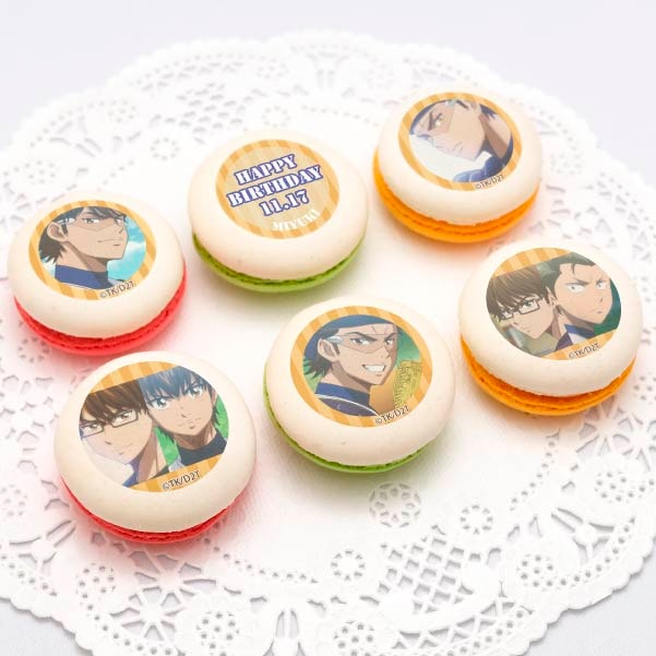 ダイヤのA 御幸一也 缶バッジ バースデープリマカロン6個セット2024