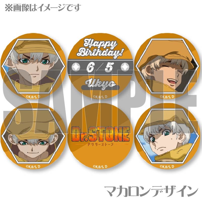 バースデープリマカロン6個セット2025（西園寺羽京）【特典缶バッジ