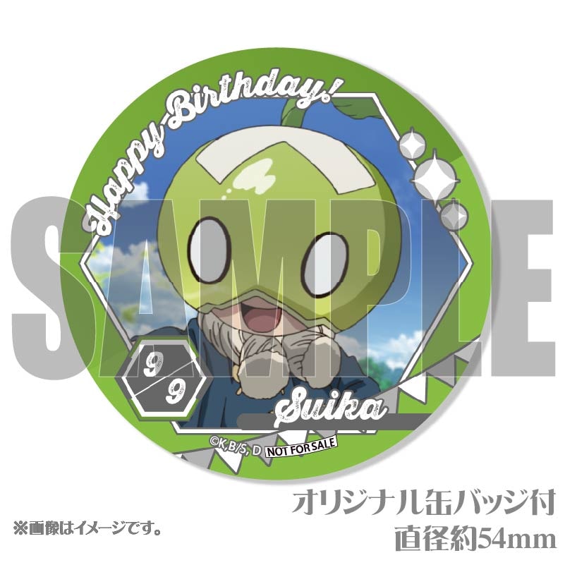 バースデープリケーキ2025（スイカ）【特典缶バッジ付き】[Dr.STONE