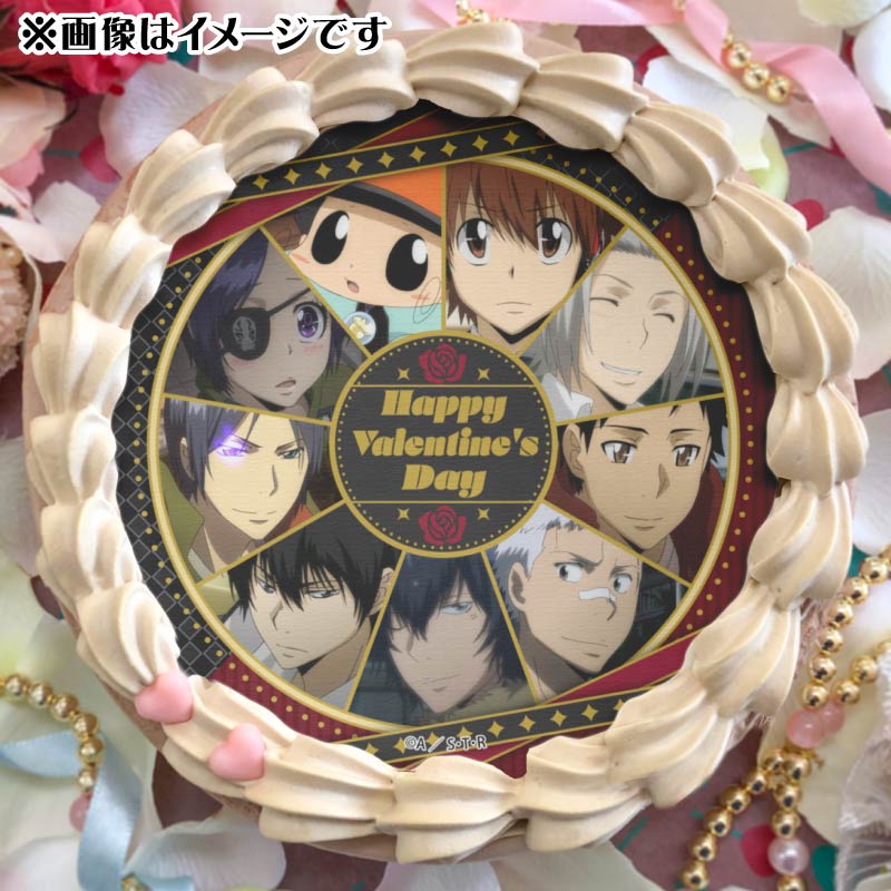 家庭教師ヒットマンReborn リボーンバレンタイン　缶バッジ　priroll バレンタインプリケーキ2025（フラン）【特典缶バッジ付き