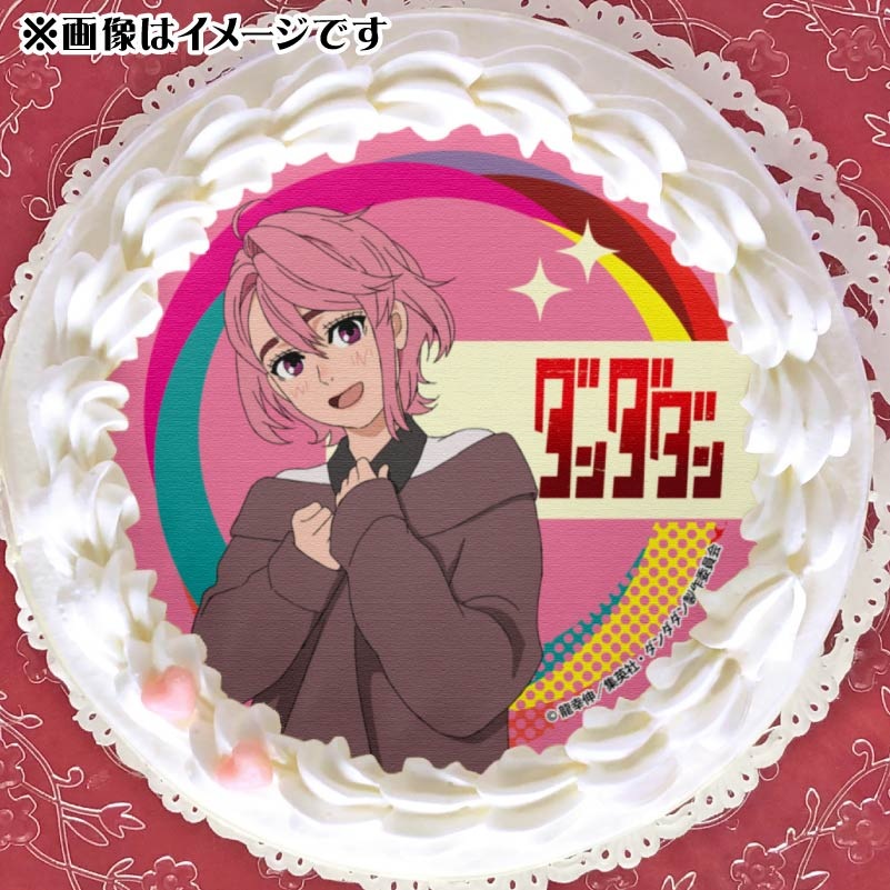 ダンダダン×プリロール 非売品缶バッジ クリスマスプリケーキ特典 Xmasプリケーキ2024（モモ）【特典缶バッジ付き】[TVアニメ