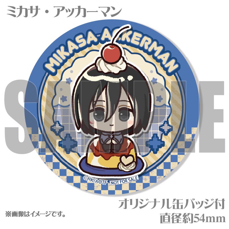 ミカサ　きゃにめ　缶バッジ 進撃の巨人 ミカサ確定ランダム缶バッジ （全8種）BOX – IG Port