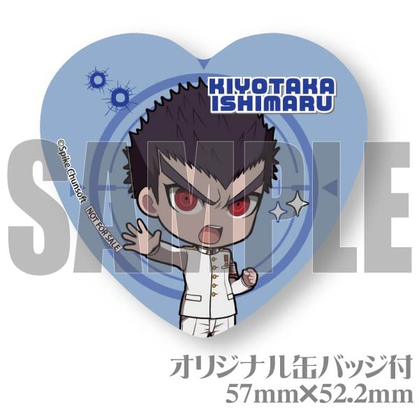 ダンガンロンパ　アクリルバッジ　石丸 バースデープリマカロン6個セット2024（石丸清多夏）【特典缶バッジ