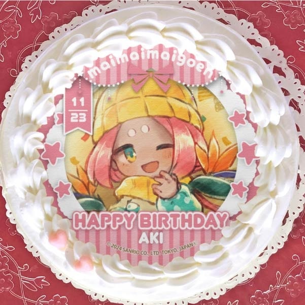 バースデープリケーキ2024（アキ）【特典缶バッジ付き