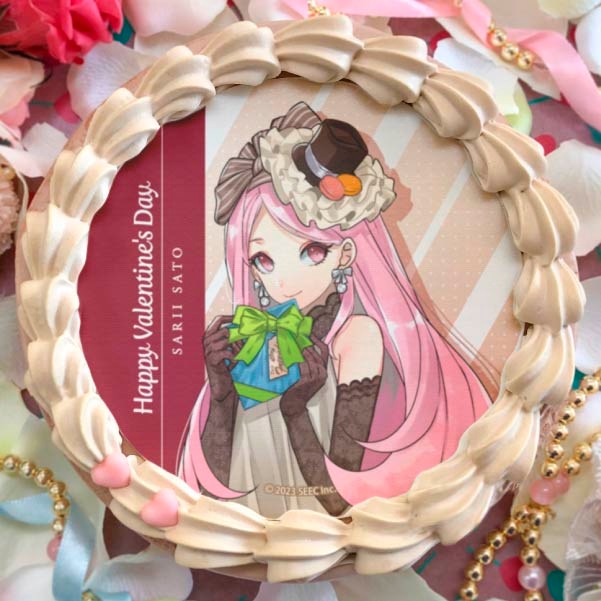 バレンタインプリケーキ2024（佐藤沙李衣）【特典缶バッジ付き】[紡