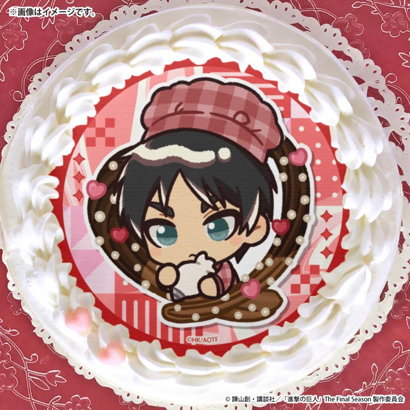 進撃の巨人 プリケーキ＆プリマカロン【特典キラキラ缶バッジ付き