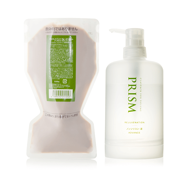 【2点セット】クレイパックフォーボリューム 詰め替え用 500g & 専用圧縮空ボトル