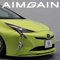エ*。様 AIMGAIN エイムゲイン　フロントリップ　50プリウス前期 プリウス 【M's】トヨタ 前期 50プリウス HYBRID (2015y-2018y