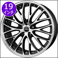 19インチ ホイールセット 50プリウス前期ロクサーニマルチフォルケッタ プリウスPHV用 ロクサーニ マルチフォルケッタII 19インチ