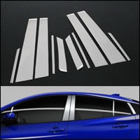 プリウス50系専用 ステンレスピラーガーニッシュを販売中です
