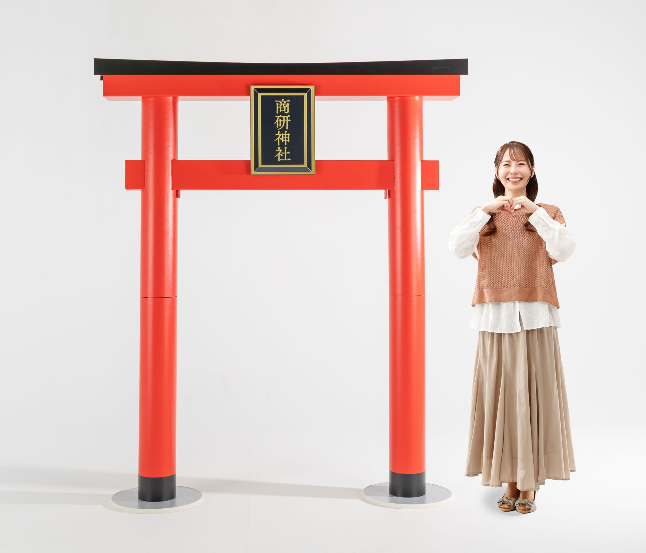 レプリカ神社 ミニ鳥居 全部段ボール 全高180cm