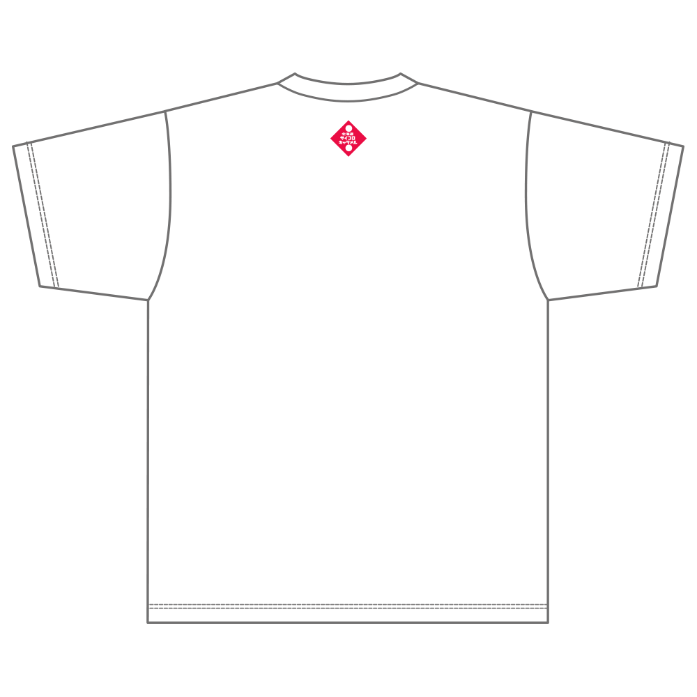 サイコロキャラメルオリジナルTシャツ 向田/ホワイト 006