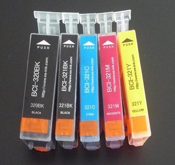 Υ  BCI-321+320/5MP BCI-321(BK/C/M/Y)+320BK PIXUS MX870/MX860/ MP990/MP980/MP640/MP630/MP620/MP560/MP550/MP540/ iP4700/iP4600/iP3600ʥ᡼̵ɽͭ ߴ