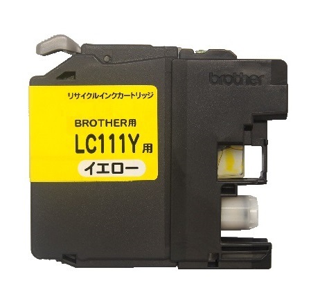 �֥饶������ LC111Y�������� DCP-J957N/ J952N/ J757N/ J752N/ J557N/ J552N(\5,500�ʾ������̵����̤���ξ�������\550-�����졦Υ��ϰ�Χ����\1,100-��) �ꥵ�����륤��