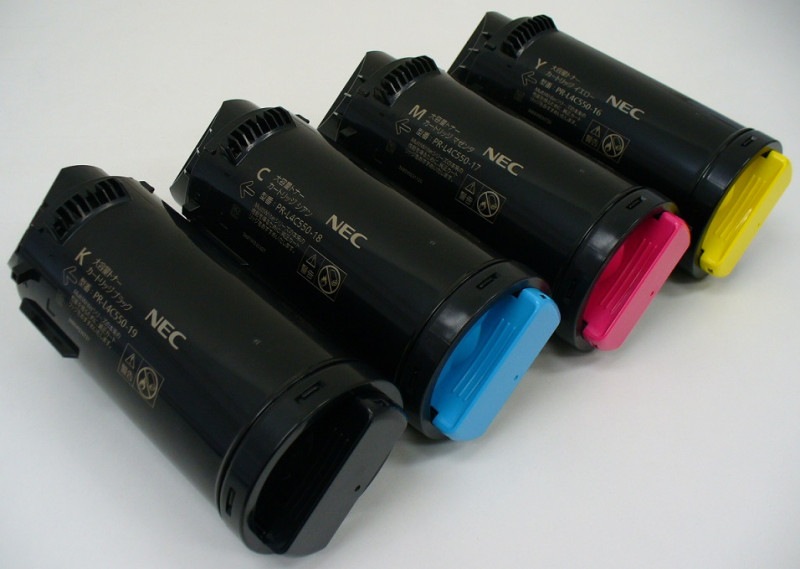 【純正】NEC トナーカートリッジ 3色セット／PR-L5850C-16〜18 NEC 純正トナー PR-L5850C-19 ブラック 大容量 1個 - アスクル
