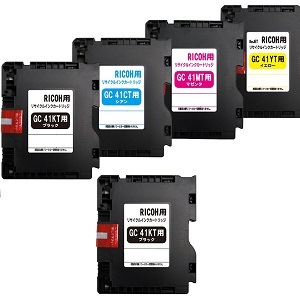 �ꥳ������ GC41KT/CT/MT/YT(����������) 4��+K SG2200/SG2010L/SG2100/SG3100/SG3200/SG7100 ������̵�������졦Υ��ϰ�Χ����\1,100-���� �ꥵ�����륤��