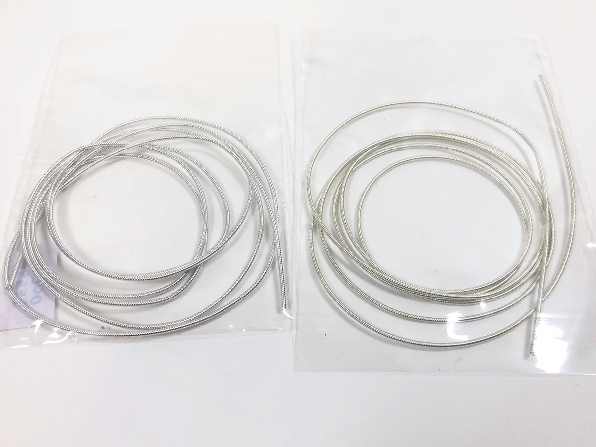 ブリヨン、ペルルドラート、華の糸などオーストリア手工芸資材まとめてお得に R76555-900／ペルルドラート／1.2mm／シルバー【旧BG-0004】（次回入荷