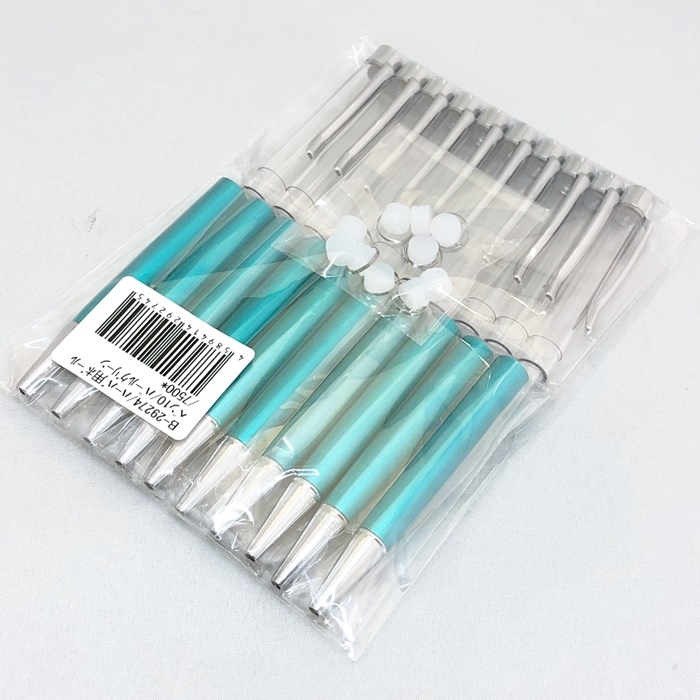 販売終了】B-29274／ハーバリウムボールペン（10本パック）／パール