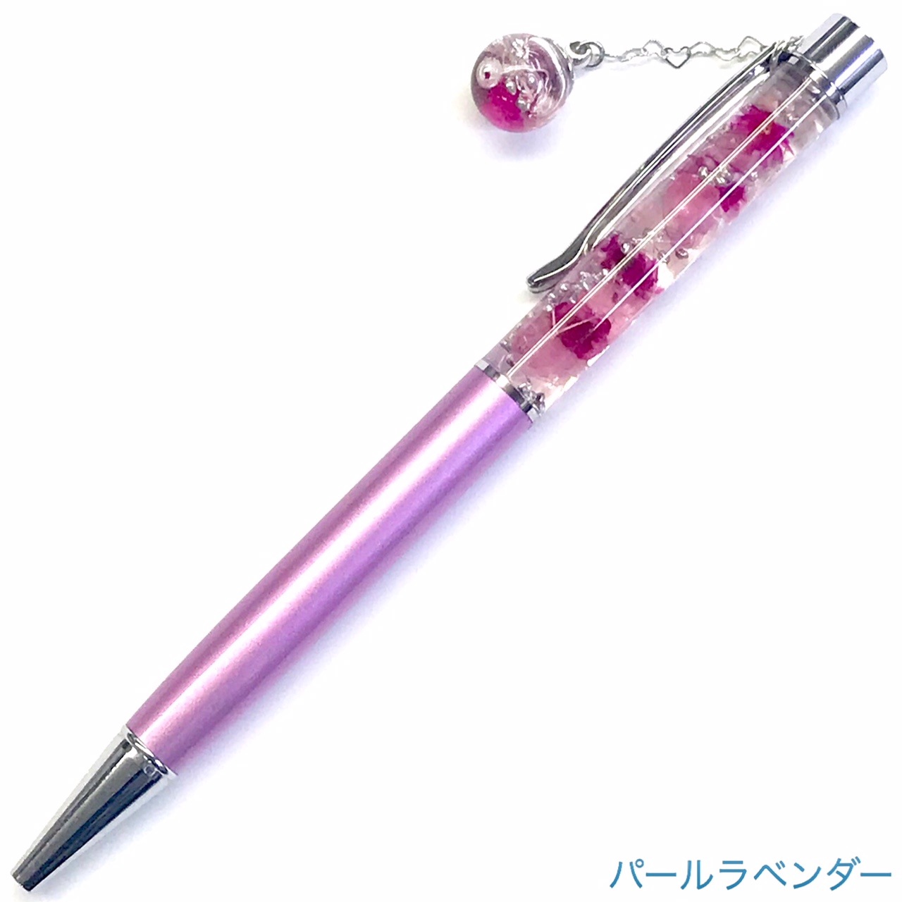 販売終了】B-29275／ハーバリウムボールペン（10本パック）／パール