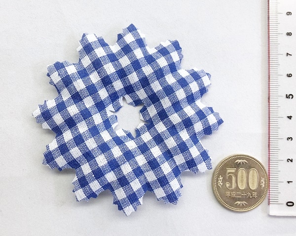 売切りｾｰﾙ】MA08-04／マンシェッテ8.5cm／ブルーチェック