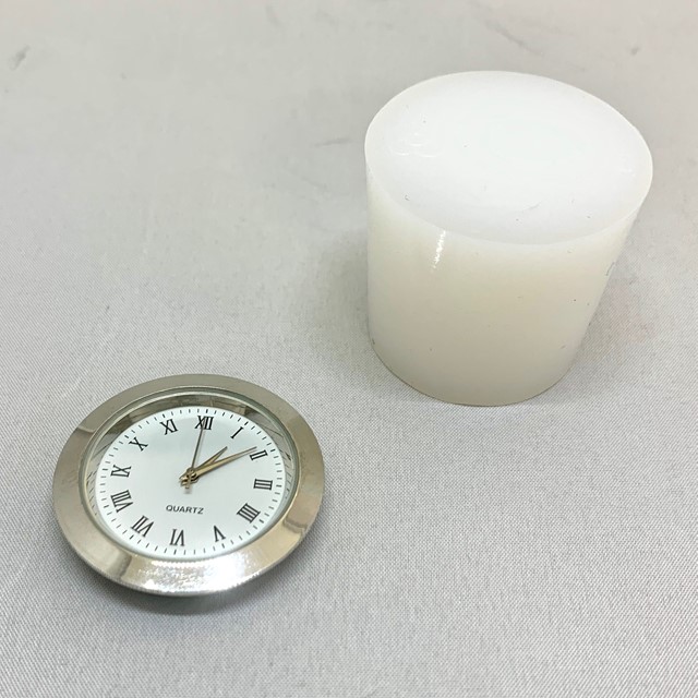 完売※J-60591／時計穴成型用シリコン柱（A・Bタイプ用）※時計ユニット