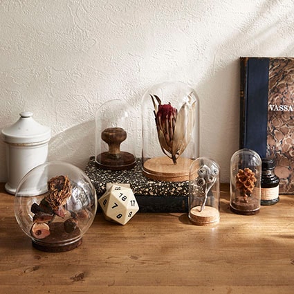 CL-777-433-028／Glass Dome with Cork（ガラス ドームwithコルク