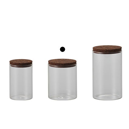 CL-777-411-028／Glass Cylinder with Cork（ガラス・シリンダーwith