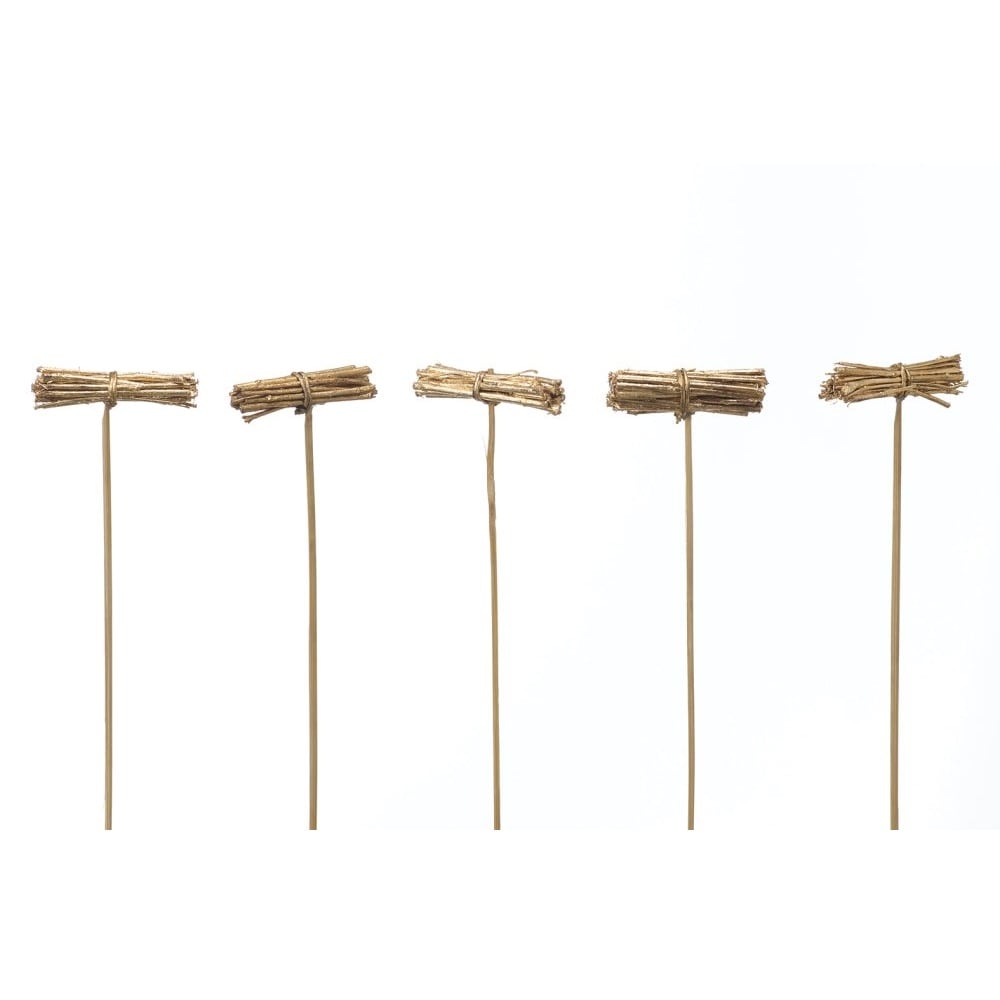 64030-900／ナチュラルピック・小枝バンドル／ゴールド | ドライ