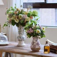 ルノワール「花瓶の花」 灰皿　小物入れ CL-440-087-146／Renoir (ルノワール)／ホワイトグリーン（次回生産：8