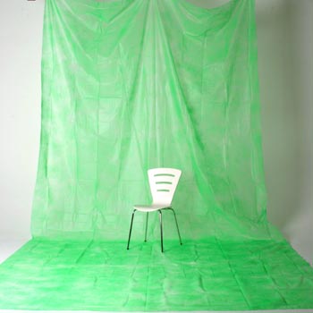 透過型ペーパームラバック 10 黄緑(3×6m)