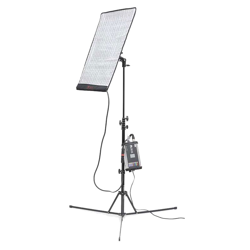 【取り寄せ品】ロールフレックスLEDライト150w RGB&色温度 調光タイプ(ソフトボックス＆グリッド付きセット)