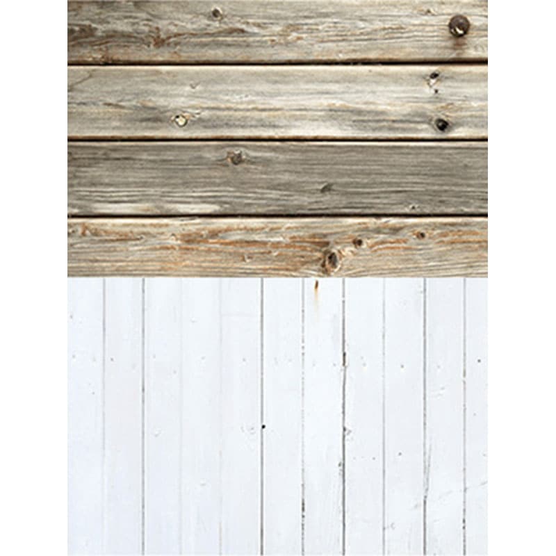 PVCコーティング背景紙（ナチュラルウッド・ホワイトウッド　リバーシブル）