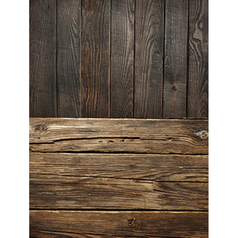 PVCコーティング背景紙（ダークウッド：縦目・横目　リバーシブル）