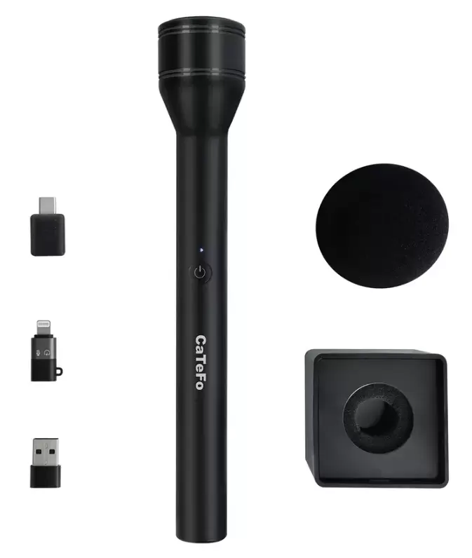 RigMicスマートフォン/PC/カメラ用ワイヤレスハンドヘルドマイク