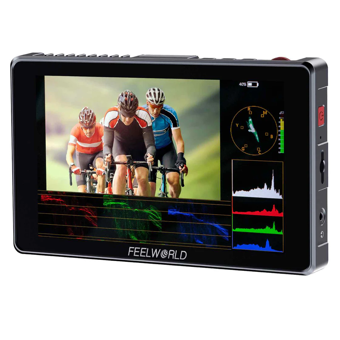 FEELWORLD S7 7インチ 12G SDI HDMI2.0 カメラフィールドモニター 1600nit高輝度タッチスクリーン付き