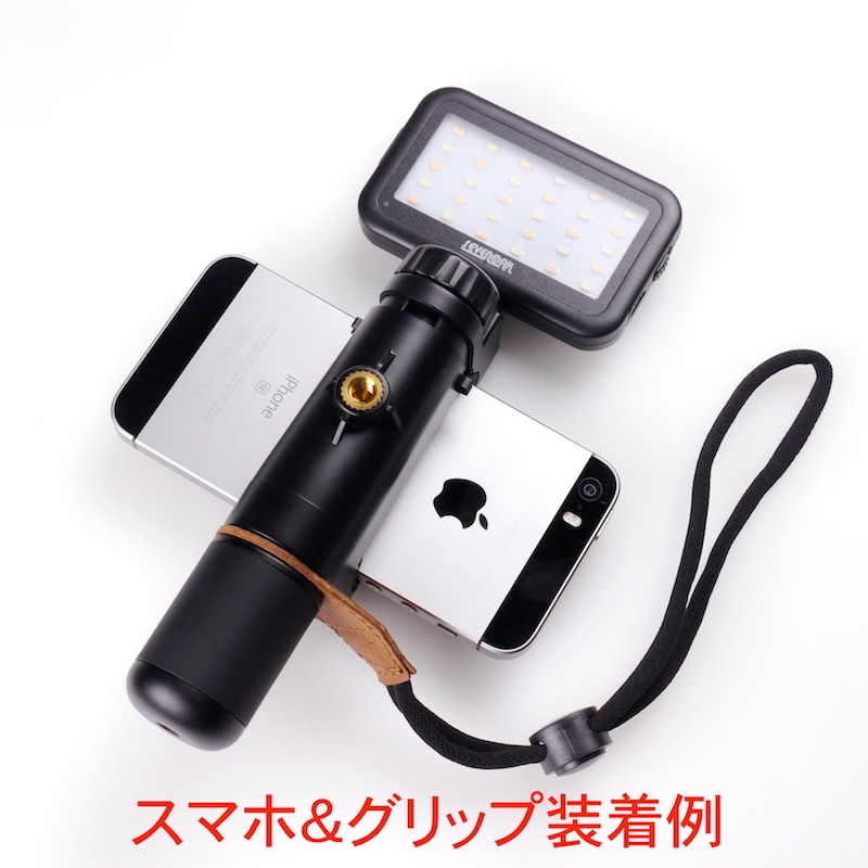 ミニLEDライト/シュー、1/4ネジ穴装着可能