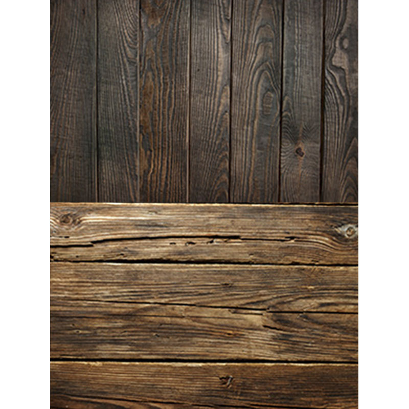 PVCコーティング背景紙（ダークウッド：縦目・横目　リバーシブル）