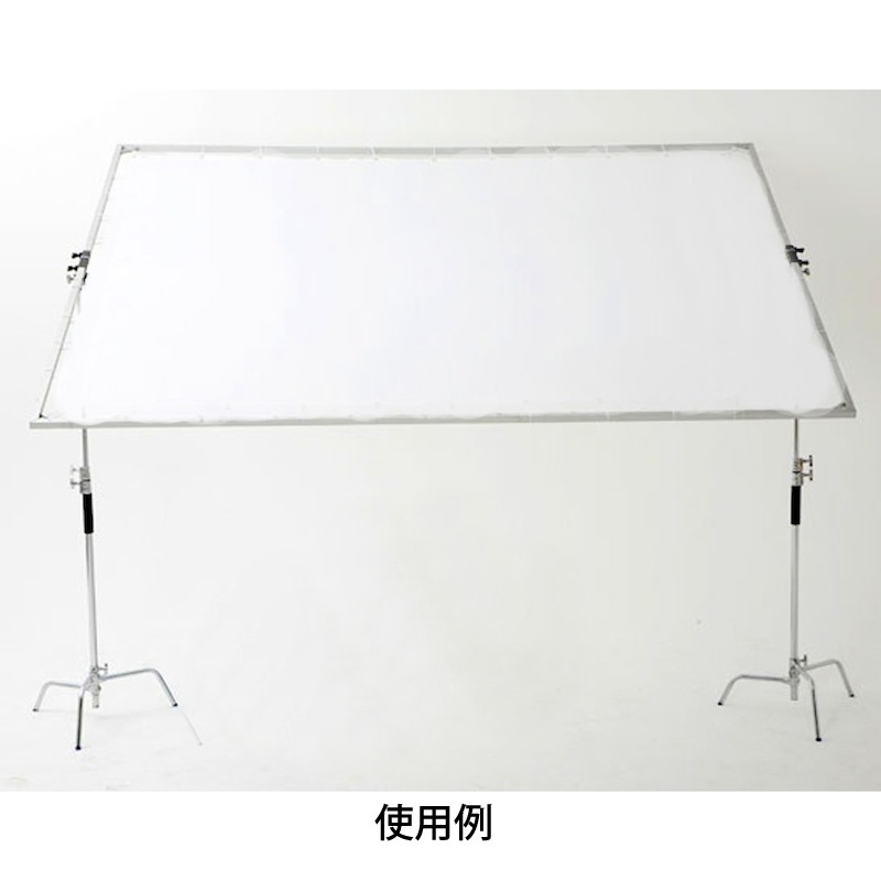 ディフューザーファブリック(紗幕のみ／サイズ：3.6×3.6m ※ハトメ処理済み)